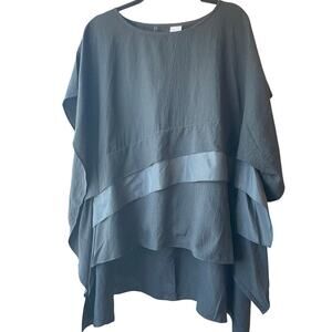 IGOR DOBRANIC Women's "Melissa" Tunic Boxy Langelook Oversized Blouse Size Small